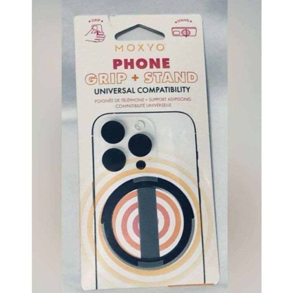 Moxyo grip and ring stand holder phone accessory